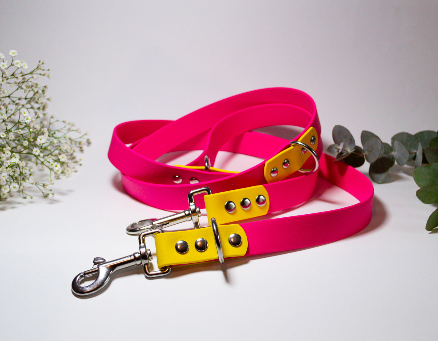 Laisse Multipositions BioThane® 25mm