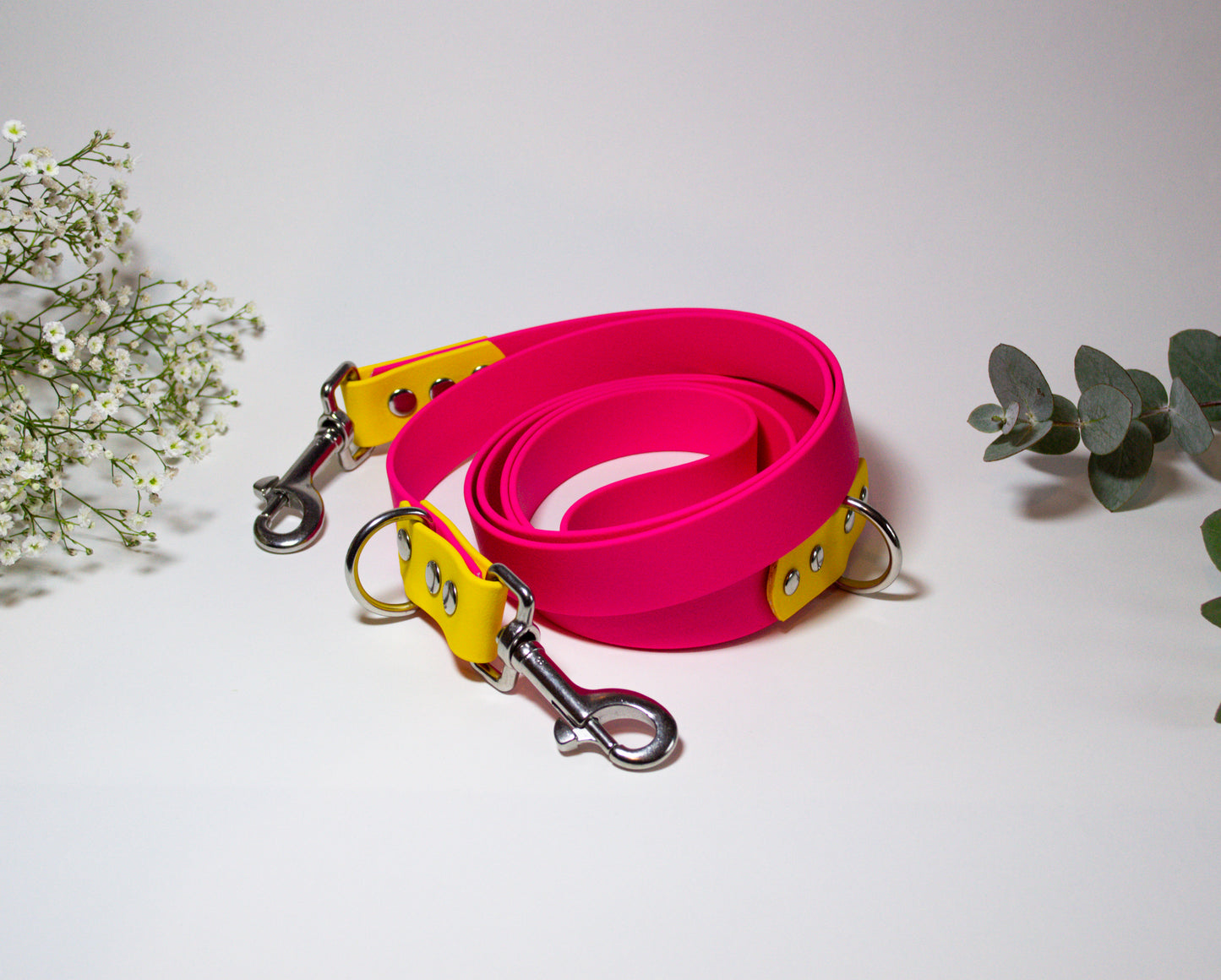 Laisse Multipositions BioThane® 25mm